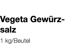   Vegeta Gewürzsalz    1 kg Beutel 