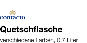   Quetschflasche    verschiedene Farben, 0,7 Liter 