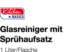   Glasreiniger mit Sprühaufsatz    1 Liter Flasche 