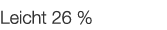  Leicht 26 %   