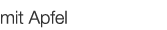  mit Apfel   