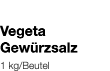   Vegeta Gewürzsalz    1 kg Beutel 