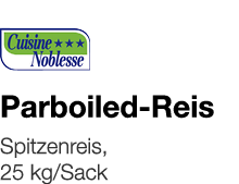   Parboiled-Reis    Spitzenreis, 25 kg Sack 
