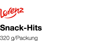   Snack-Hits    320 g Packung 