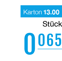   Stück   0    065  