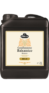 Unsere feine Essigspezialität Condimento Balsamico Bianco wird aus original italienischem Weißweinessig und Traubenmostkonzentrat hergestellt  Dieser Essig eignet sich ideal zur Zubereitung von grünen Salaten, zur Verfeinerung von hellen Saucen sowie Fleisch- und Fischgerichten  Original italienische Weintrauben und ein hoher Anteil an Traubenmost sorgen dabei für ein fruchtig-mildes Aroma  5% Säure, biologisch gewonnen 