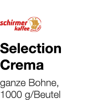   Selection Crema    ganze Bohne, 1000 g Beutel 